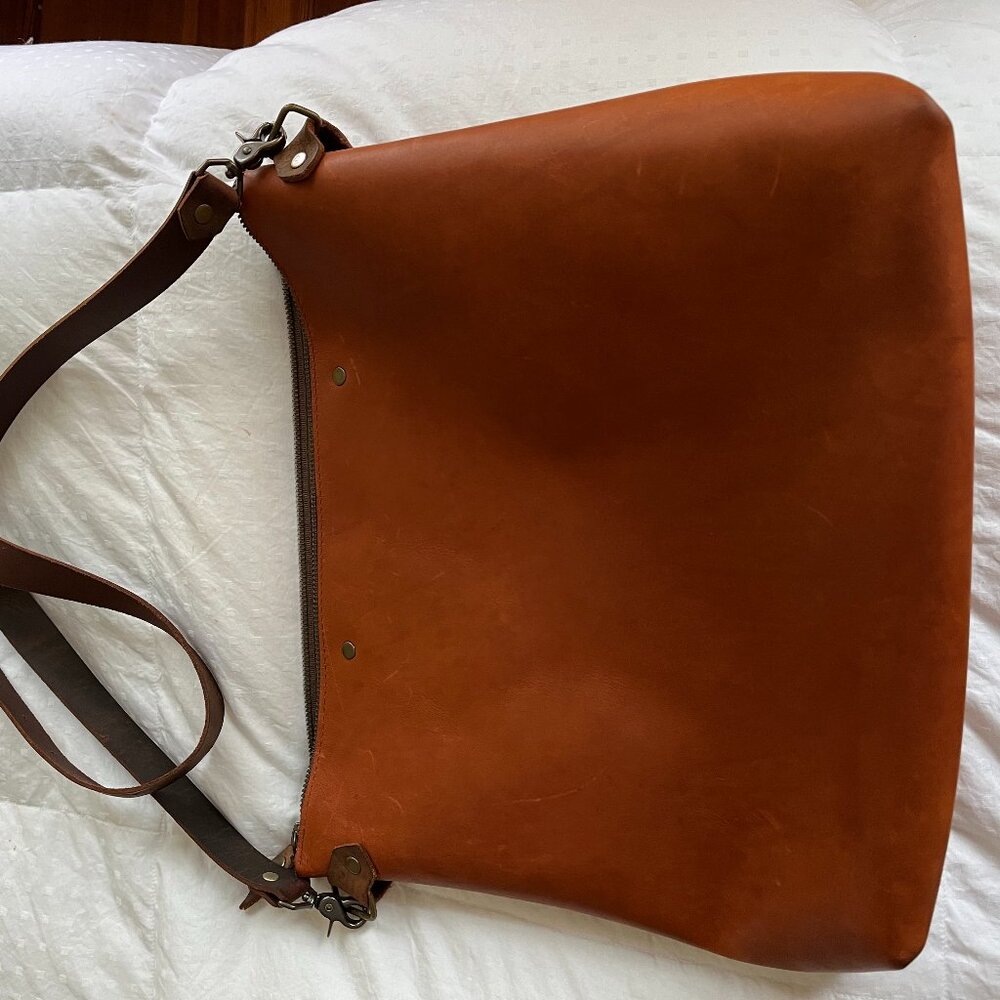 Leather Messenger Bag
